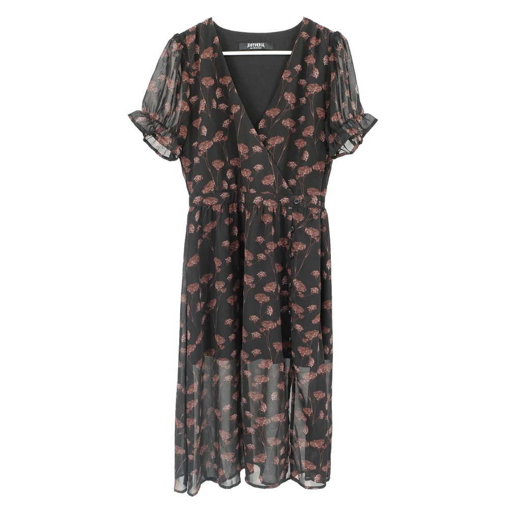 Disturbia Gothic Dress SZ 6 Judas Whimseygoth Gothcore Victorian Dark‎ Floral